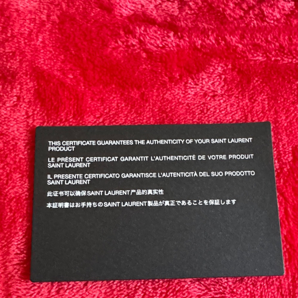 Saint Laurent Black Leather Authentic Sunglasses case. - Picture 4 of 7